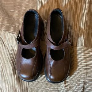 Dansko brown leather Mary Jane